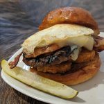 pig chicken cow burger